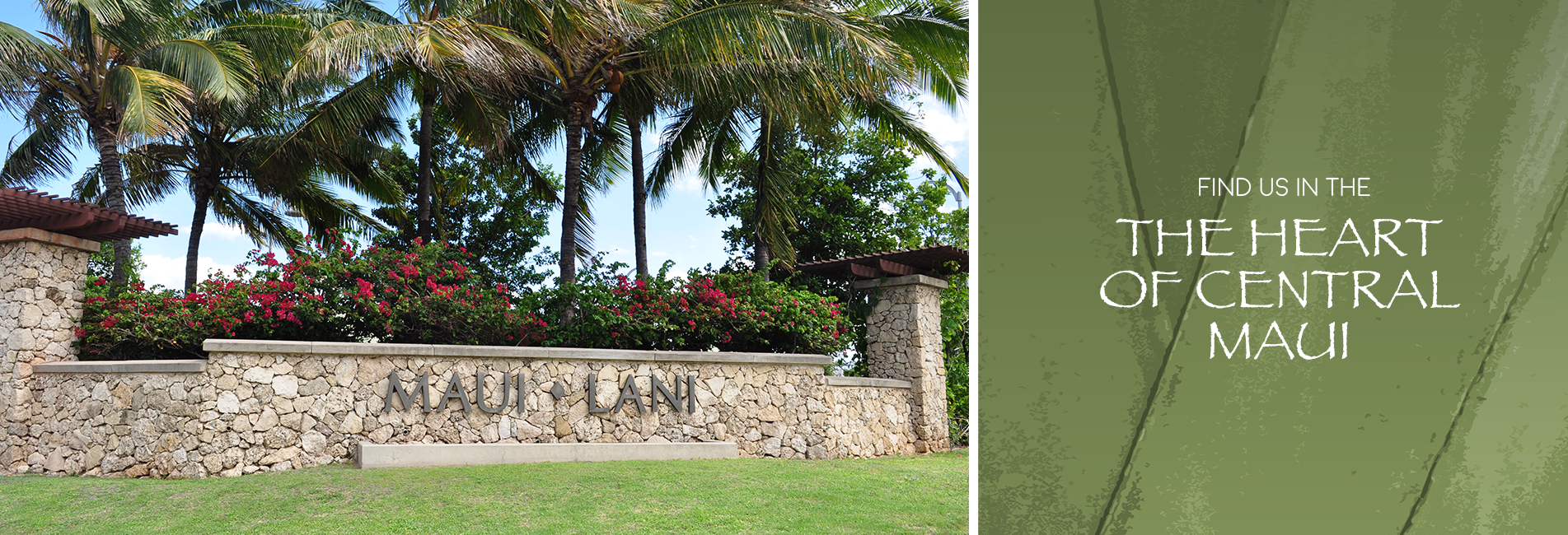 Find Us in The Heart of Maui